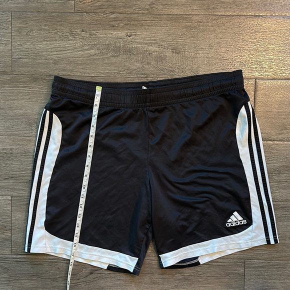 Adidas Black and White Athletic Shorts - Picture 3 of 5
